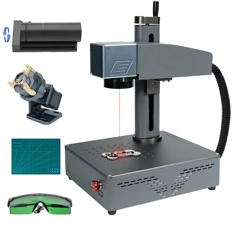 Desktop Laser Engraver - S4 20w portable fiber laser engraving