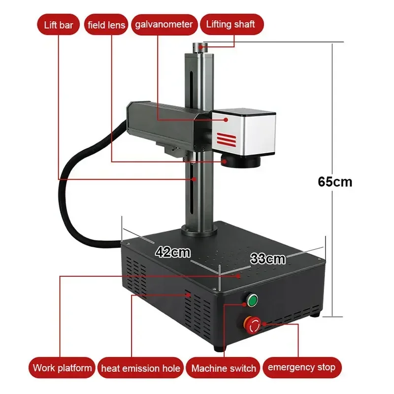 'for  20W 30W Mini Impresora D – Industrial Laser Marking recenzja i cena