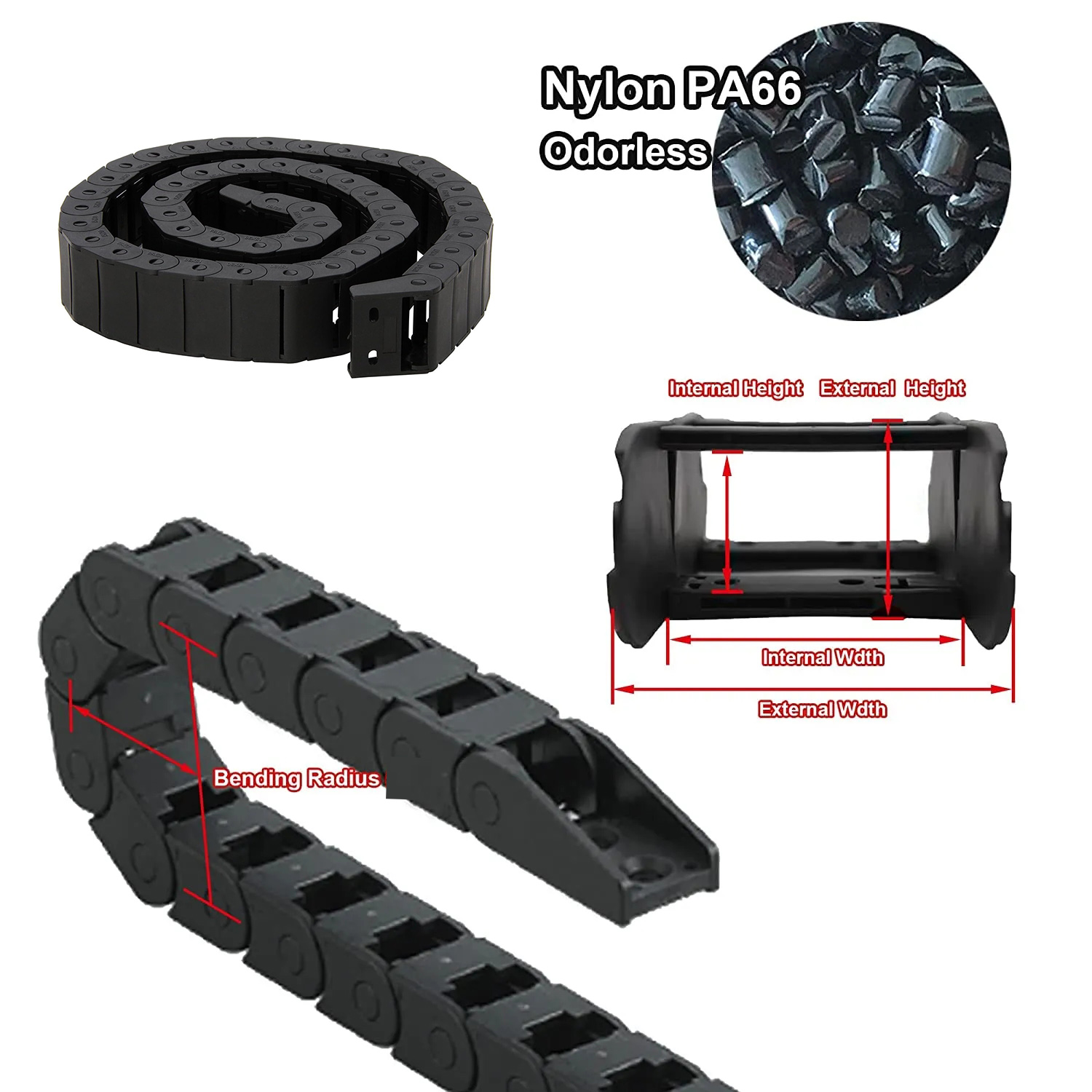 10x15mm 15x30mm 15x50mm 18x25m – Drag Chain Cnc recenzja i cena
