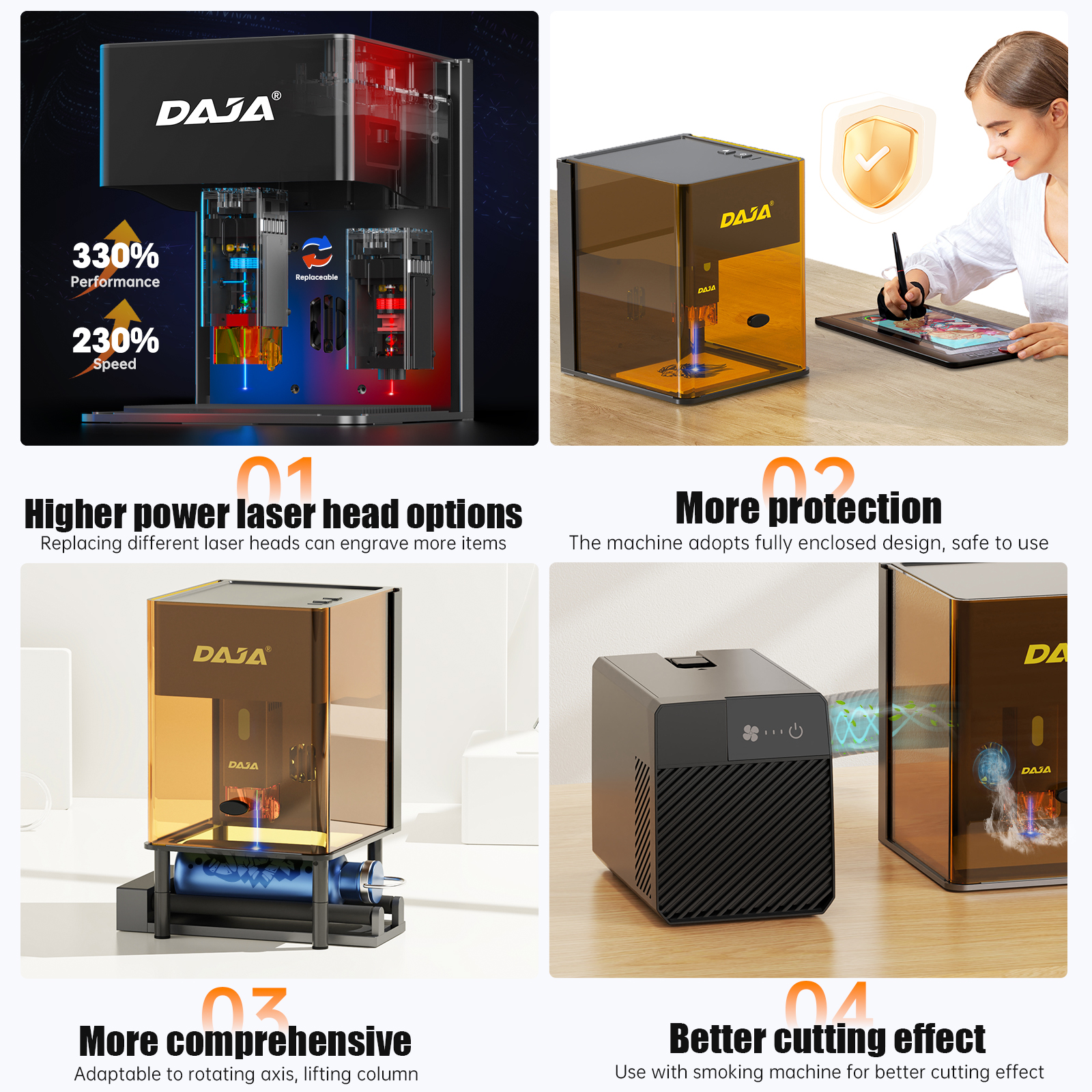 DAJA DJ6 Pro Mini Laser Engrav – Industrial Laser Engraving Machine recenzja i cena