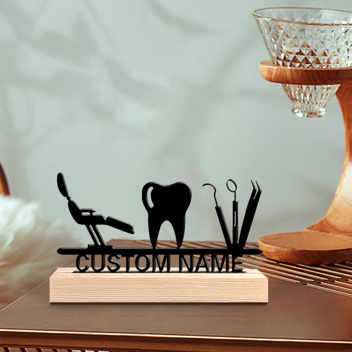 1Pc Csutom Teeth Wooden Base D – Desktop Laser Engraver recenzja i cena