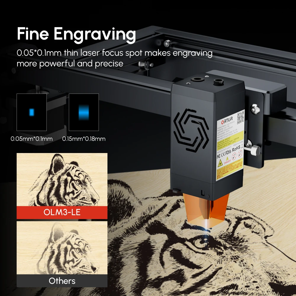 ORTUR OLM3 LE 10w Laser Engrav – Desktop Laser Engraver recenzja i cena