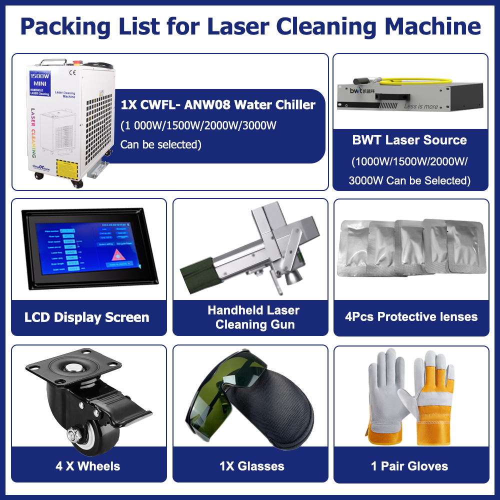2000W Cleaning Machine Fiber L – Industrial Laser Rust Removal Machine recenzja i cena