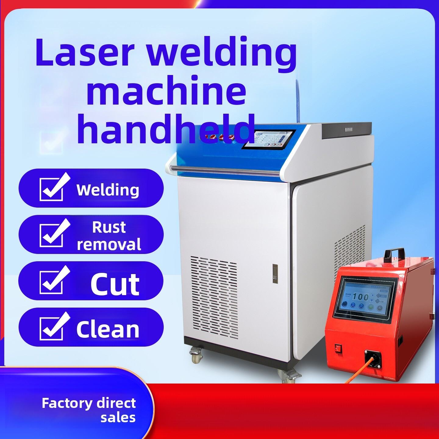 Handheld Industrial Fully Auto – Industrial Laser Rust Removal Machine recenzja i cena