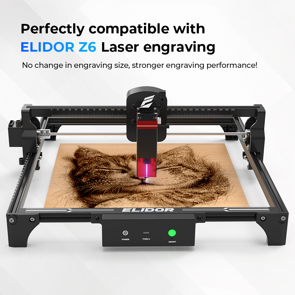 ELIDOR Z6 6W/12W Laser Module  – Industrial Laser Engraving Machine recenzja i cena