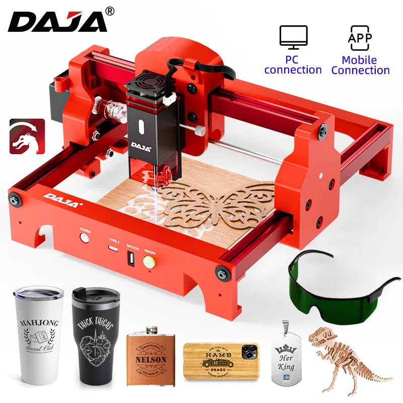 DAJA A7 Laser Engraver 5W Mini – Industrial Laser Engraving Machine recenzja i cena