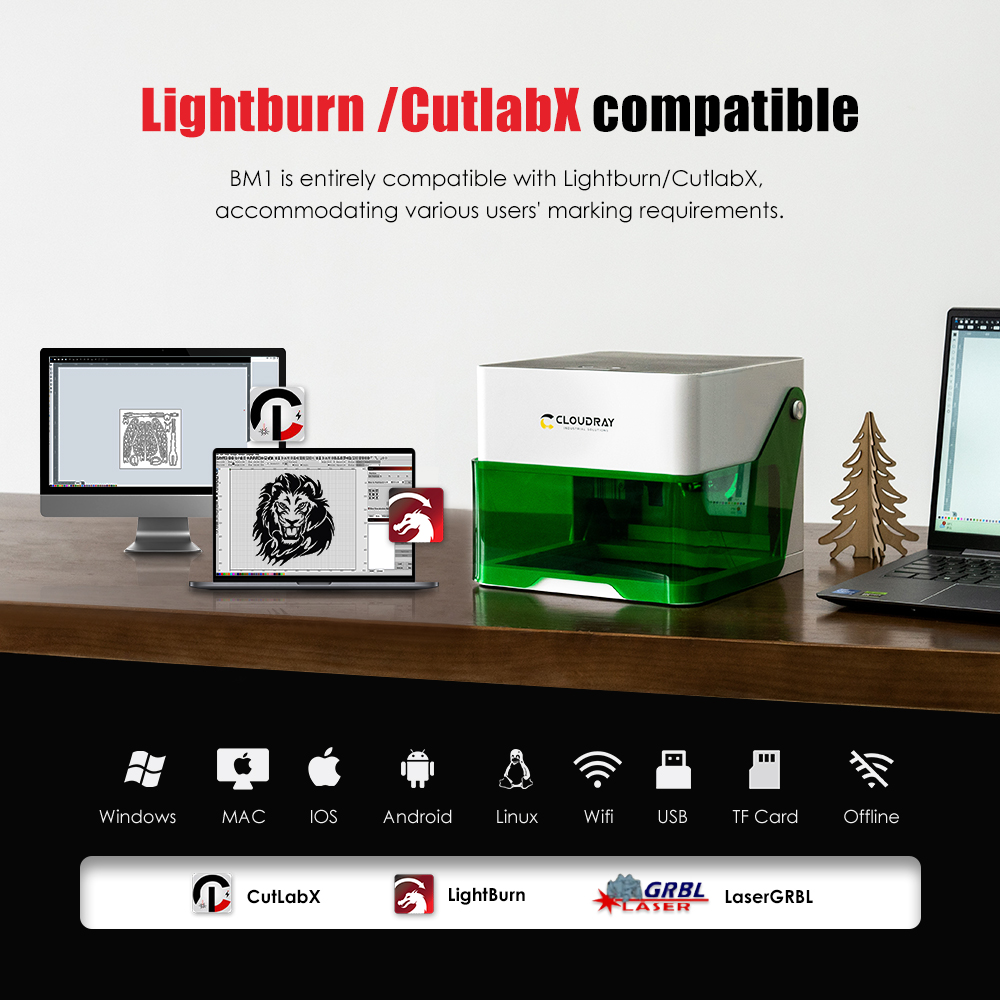 Cloudray 5000mw CNC Mini Laser – Desktop Laser Engraver recenzja i cena