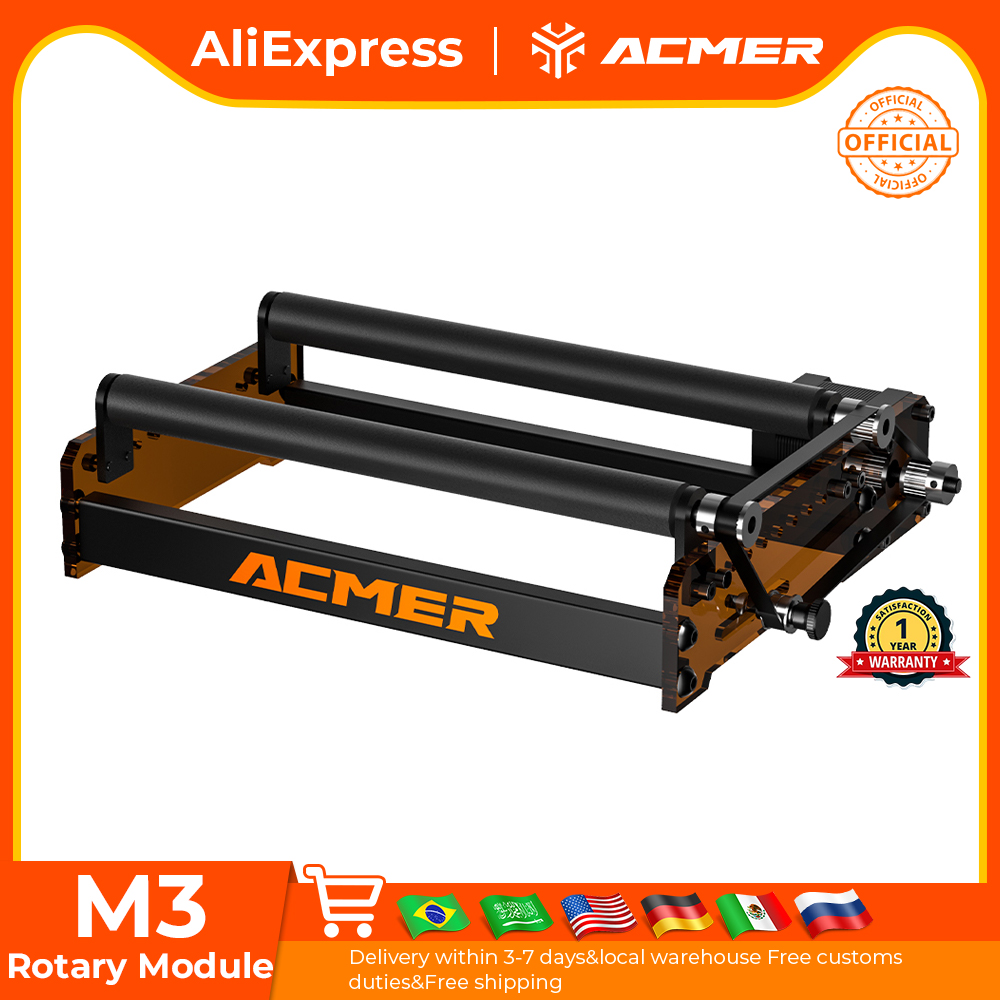 ACMER M3 Laser Rotary Roller 3 – Industrial Laser Engraving Machine recenzja i cena