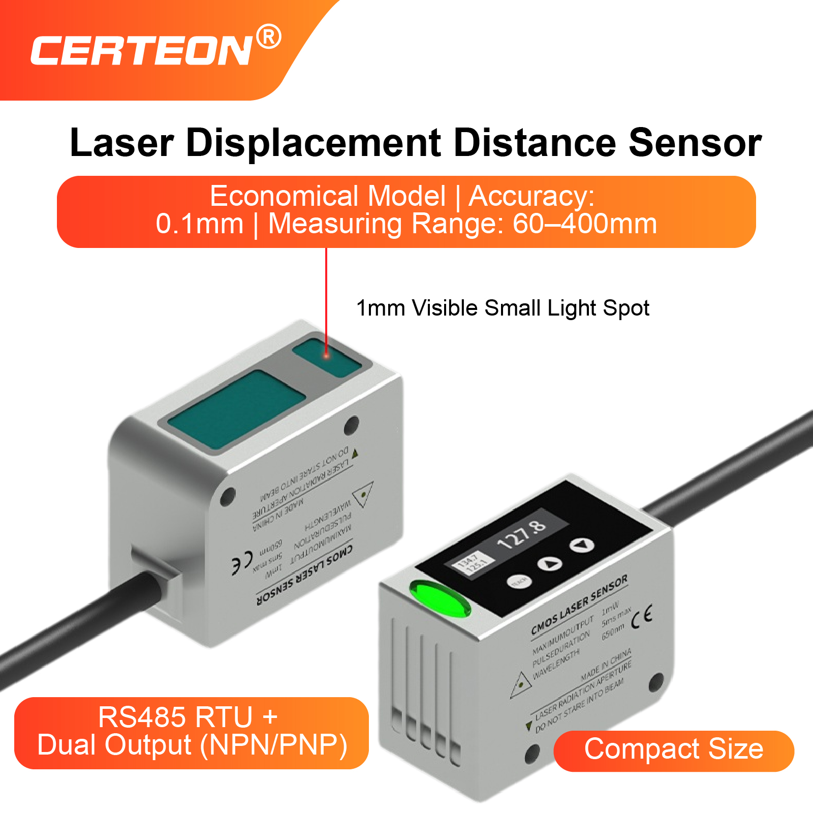 LR400 Laser Displacement Senso – Industrial Laser Displacement Sensor recenzja i cena