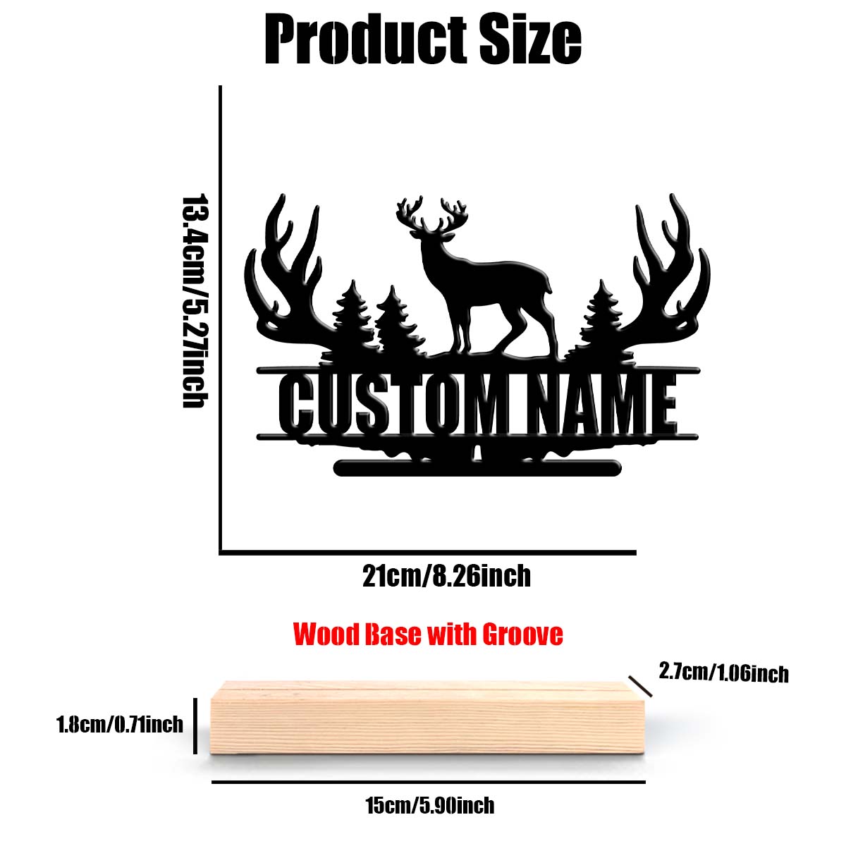 1Pc Csutom Forest Deer Wooden  – Desktop Laser Engraver recenzja i cena