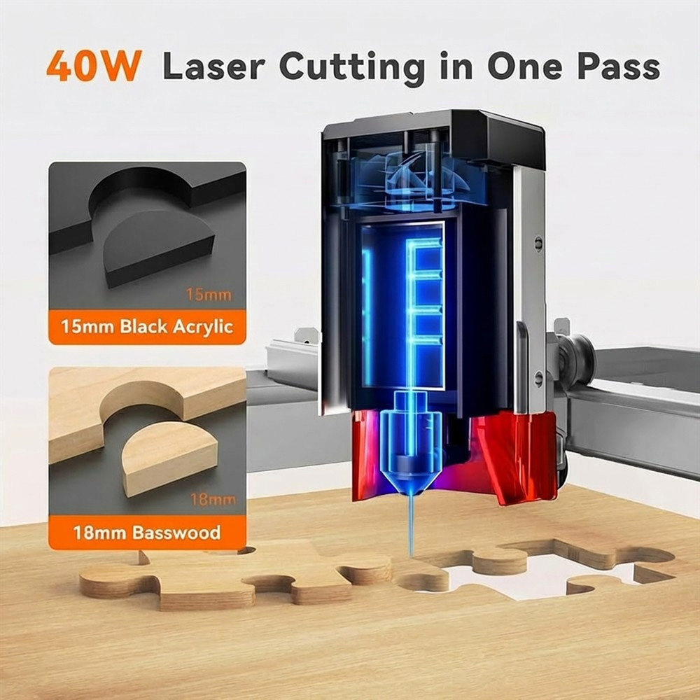TOOCAA L2 40W AI Desktop Laser – Desktop Laser Engraver recenzja i cena