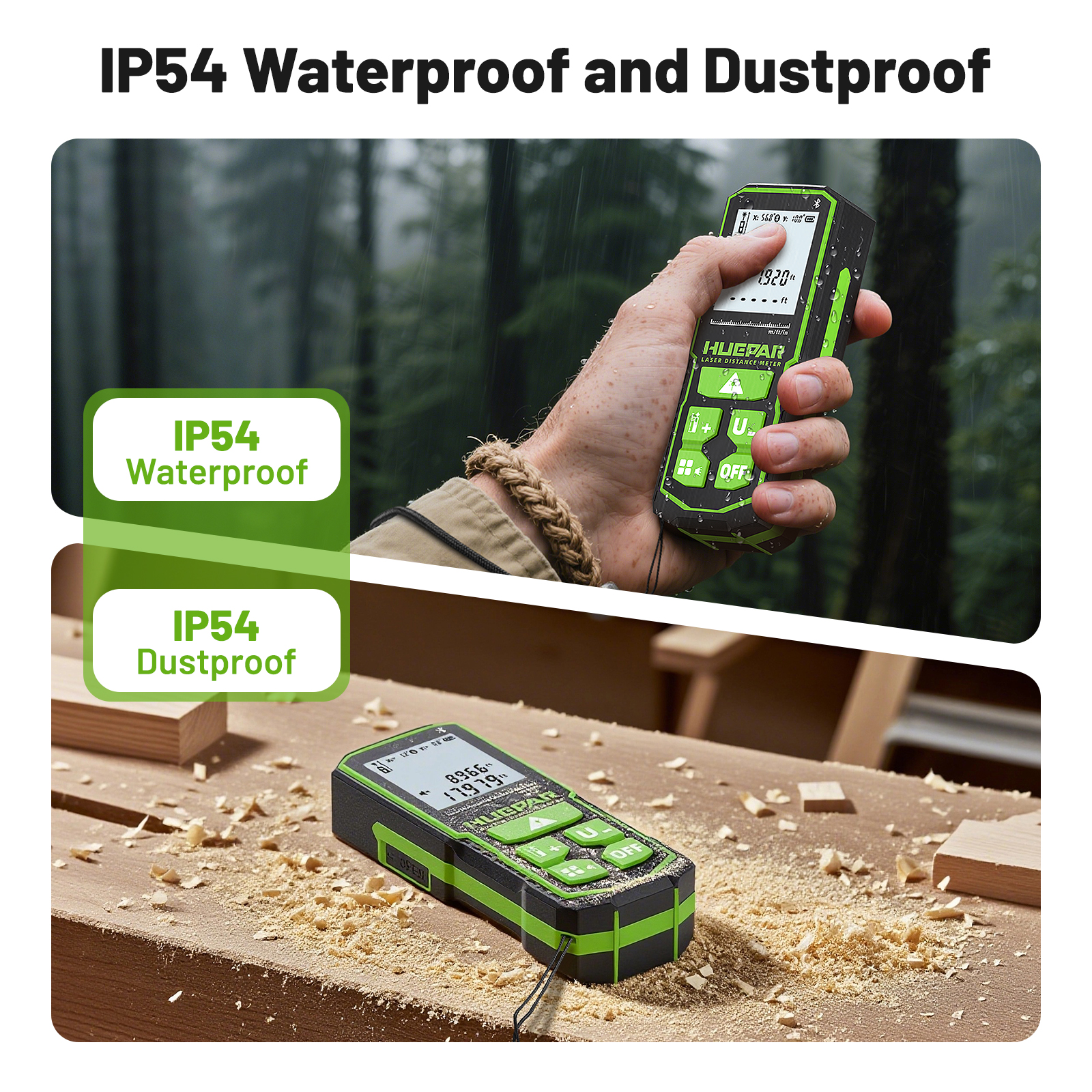 Huepar 100m Bluetoothed Laser  – Industrial Laser Displacement Sensor recenzja i cena