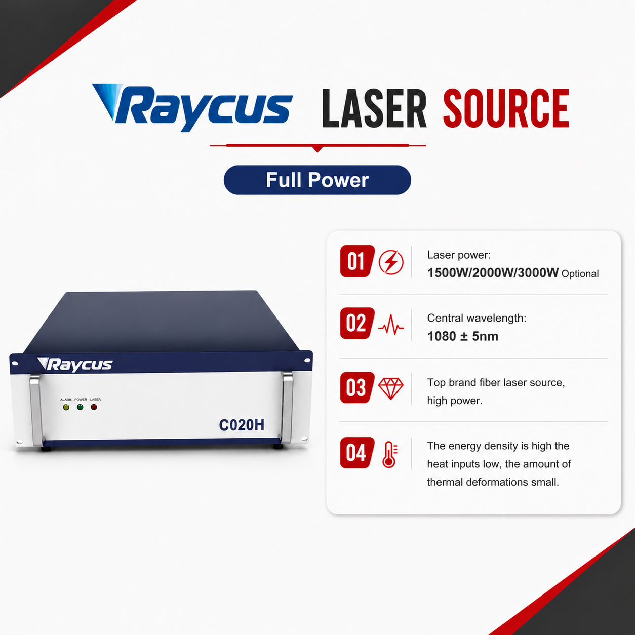 Raycus 3000W 4 IN 1 Fiber Lase – Industrial Handheld Laser Welder recenzja i cena
